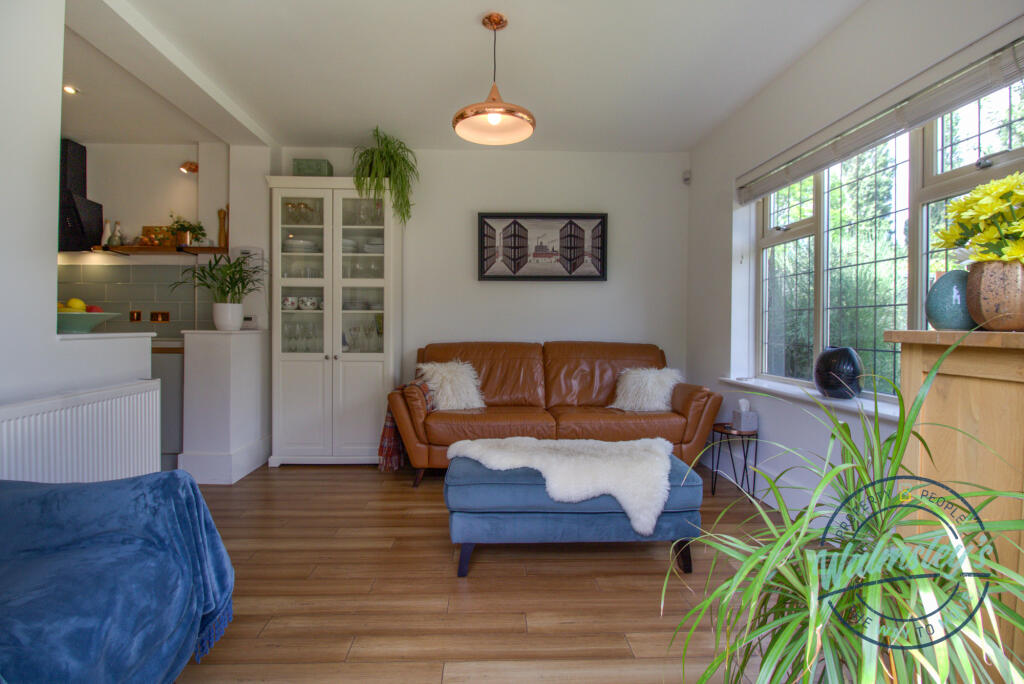 Garden room extension interior