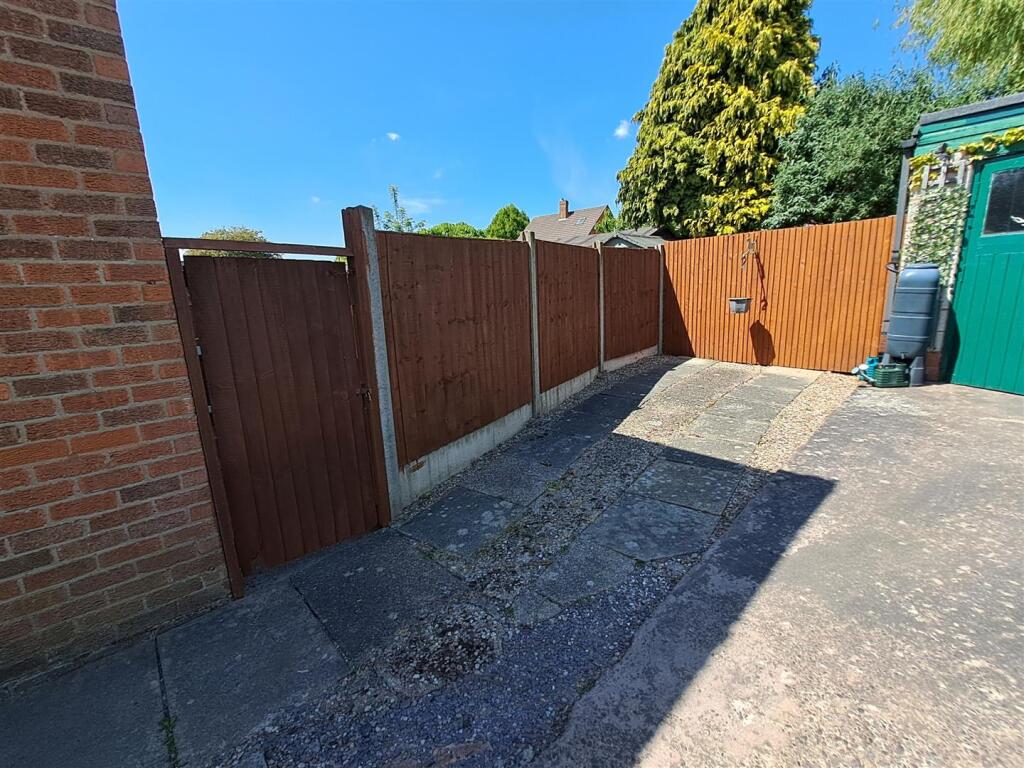 Rear Driveway