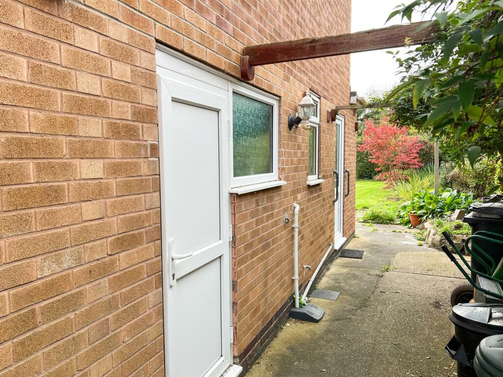 GARAGE DOOR AND SIDE ACCESS