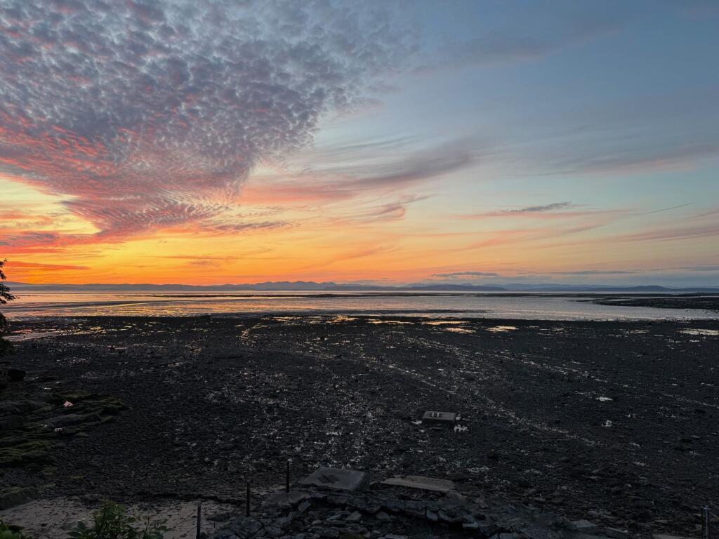 Sunset over Morecambe Bay