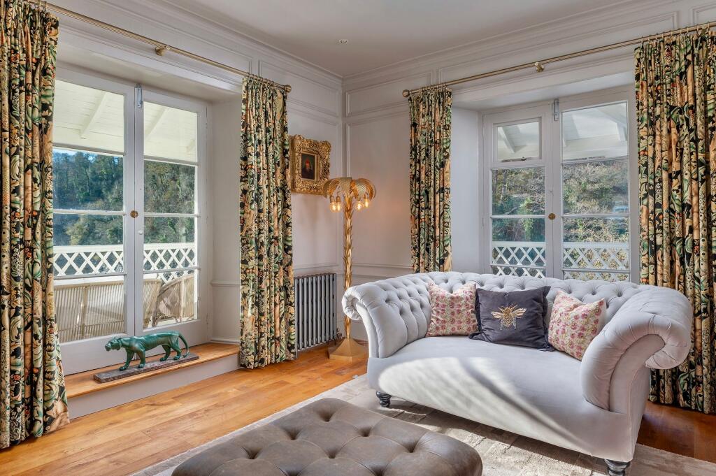 First Floor Sitting Room, Danescombe Valley House, Calstock. Cornwall