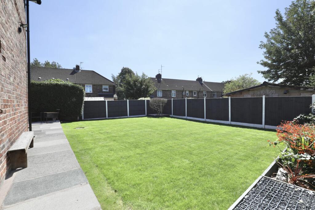 Rear garden