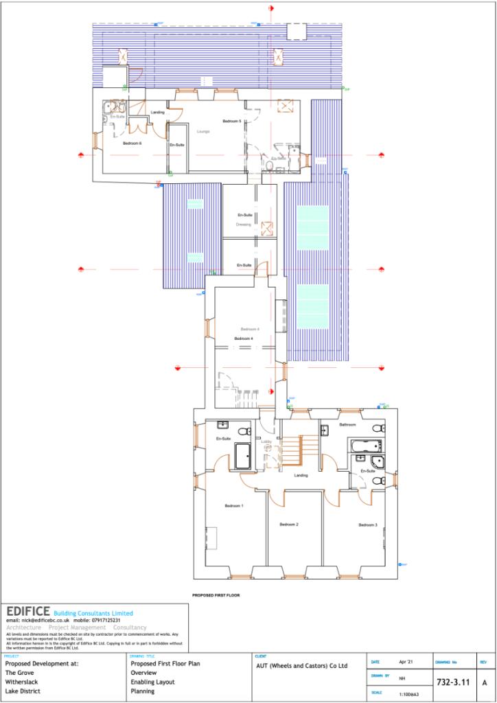 Proposed plans to transform the main house