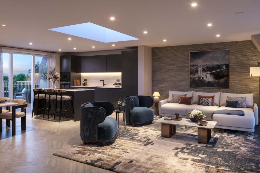 The Clifton Collection,  Regency Mews Kitchen, Dining, Living