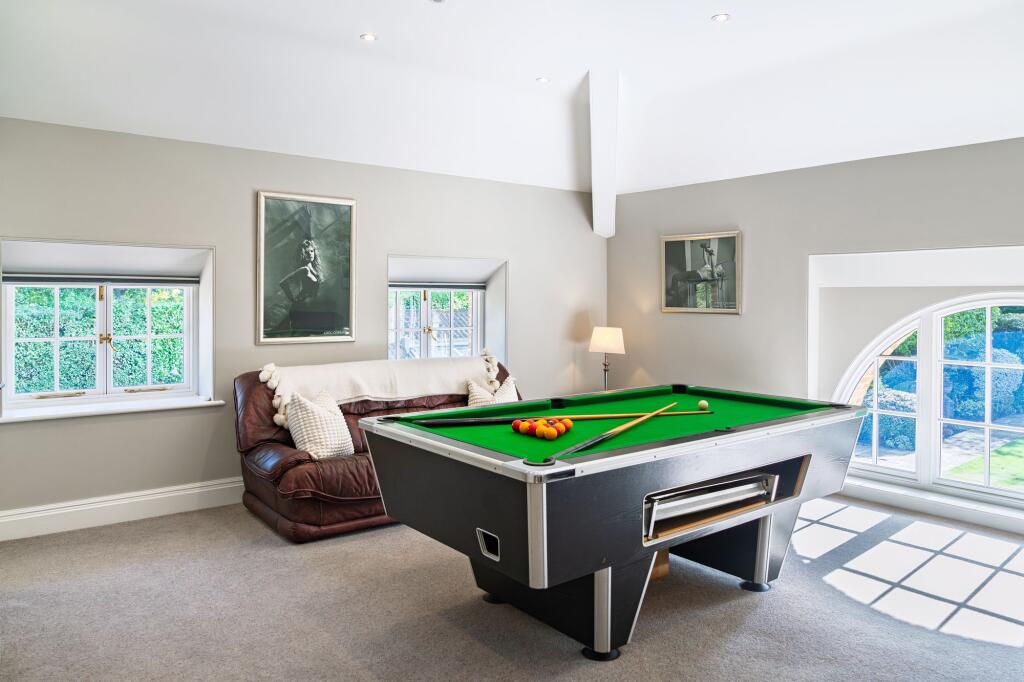 Games Room as part of the leisure suite
