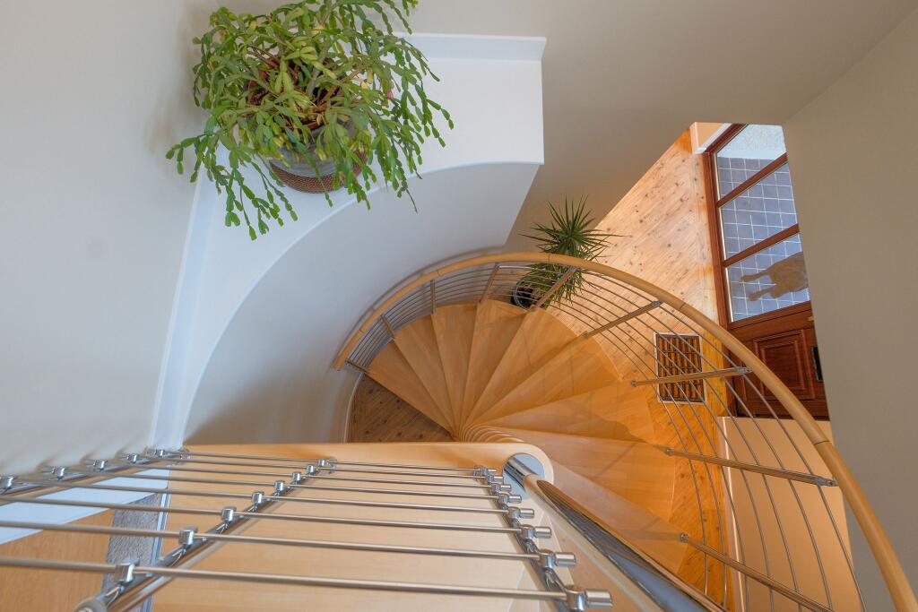 Staircase to master suite alternative view