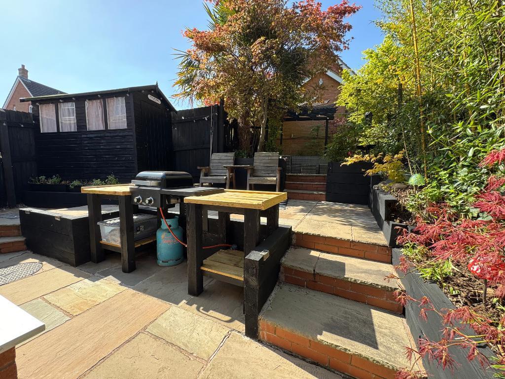 Sunny west facing garden