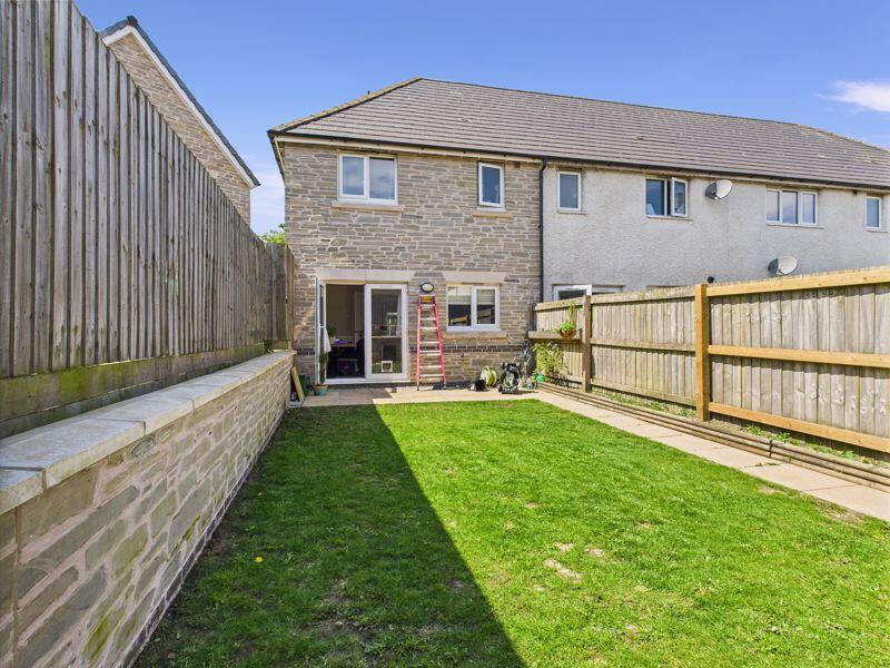 garden and rear elevation