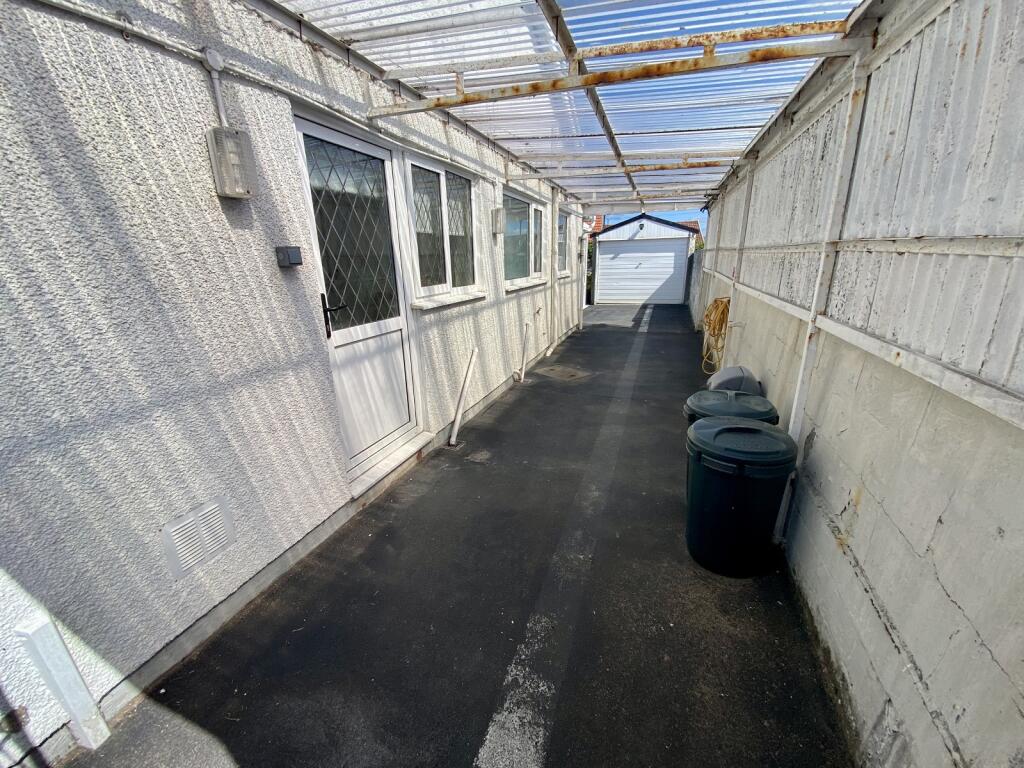 Driveway and garage