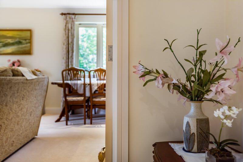 Living room and hallway