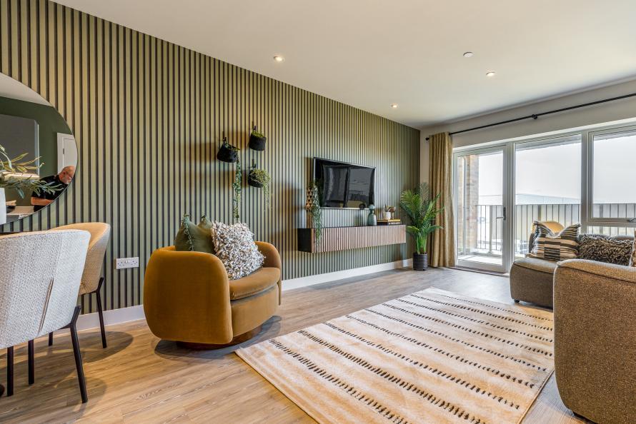 Plot A08 - Living  Area - The Franklin