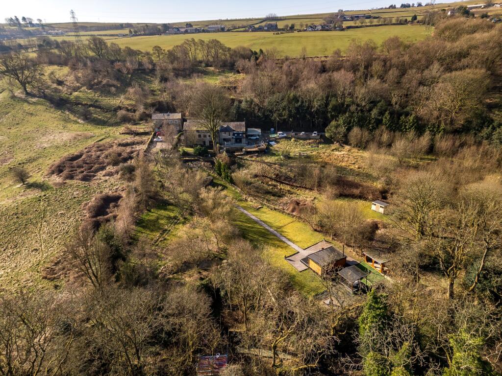 Aerial View of Garden to Property