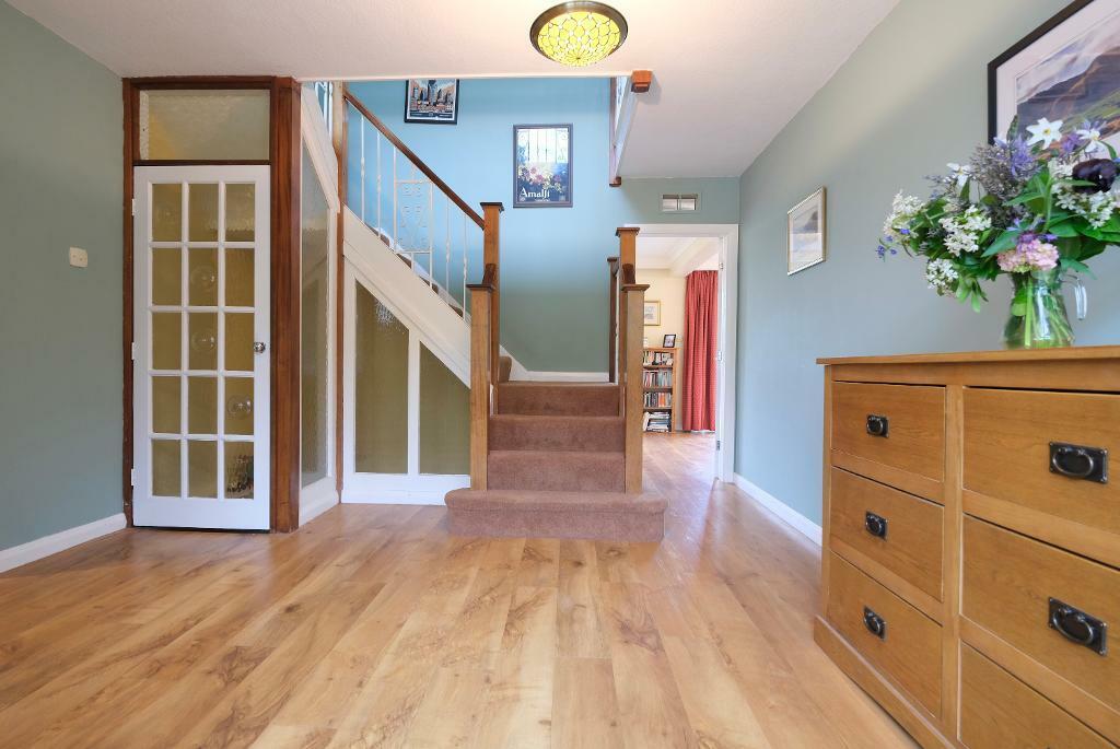 Sun-filled entrance hallway