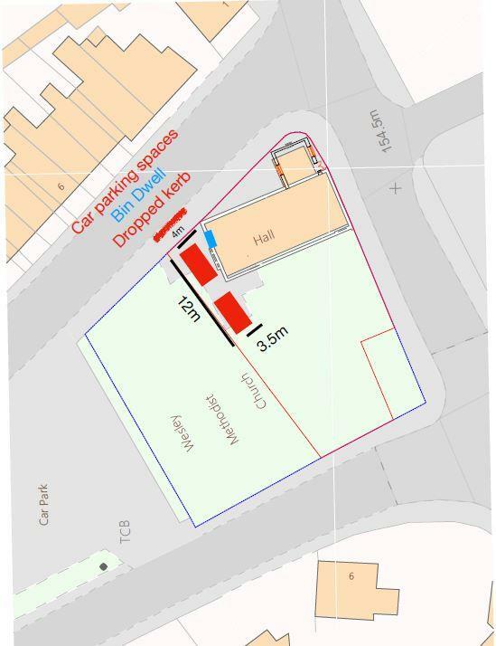 PROPOSED CAR PARKING SPACES
