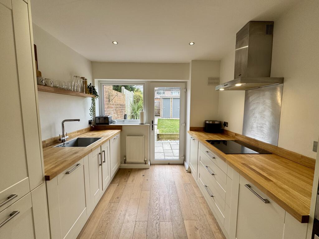 re-fitted kitchen