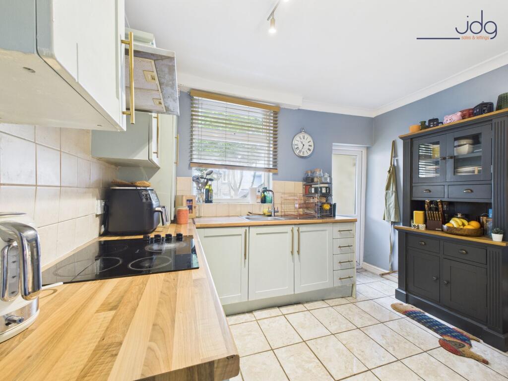 Kitchen with walk through Utility Room