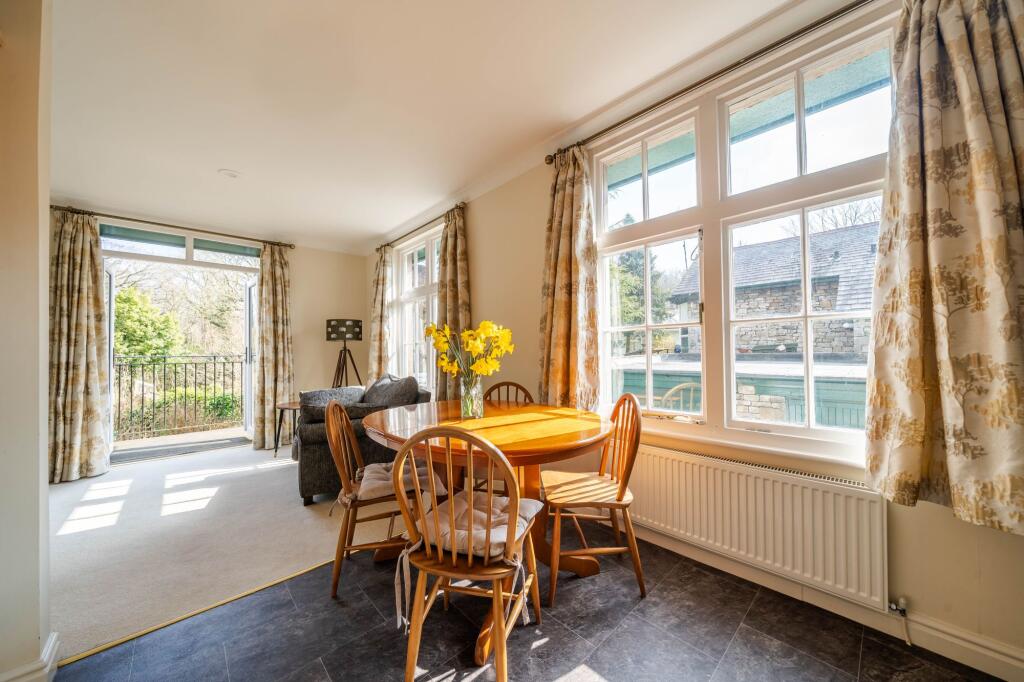 KITCHEN, DINING AND LIVING SPACE