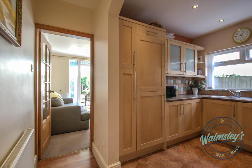 Kitchen towards living room
