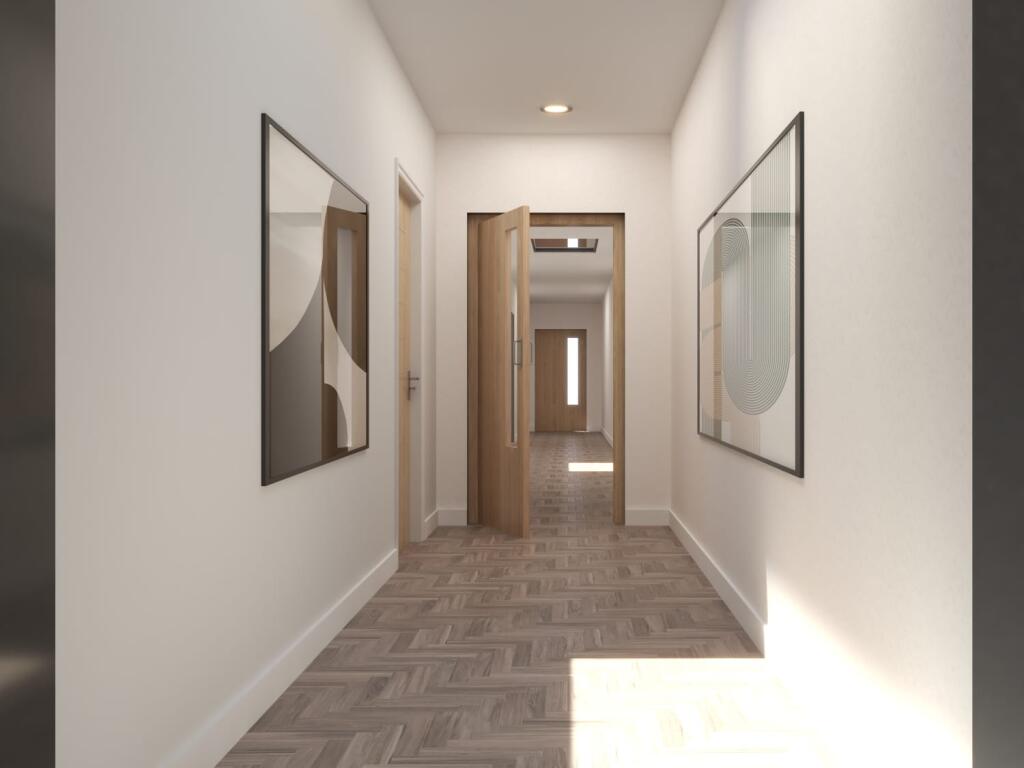 CGI hallway