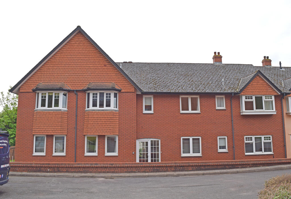 Rear of property