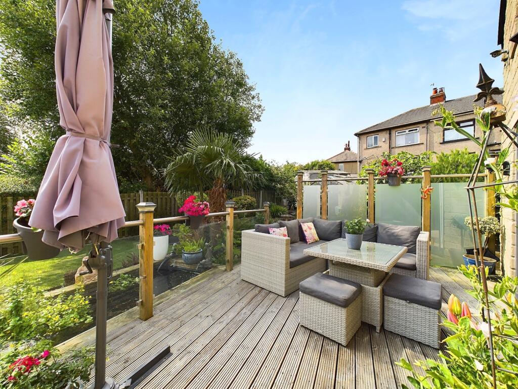 Decked Patio with Glass Balustrade