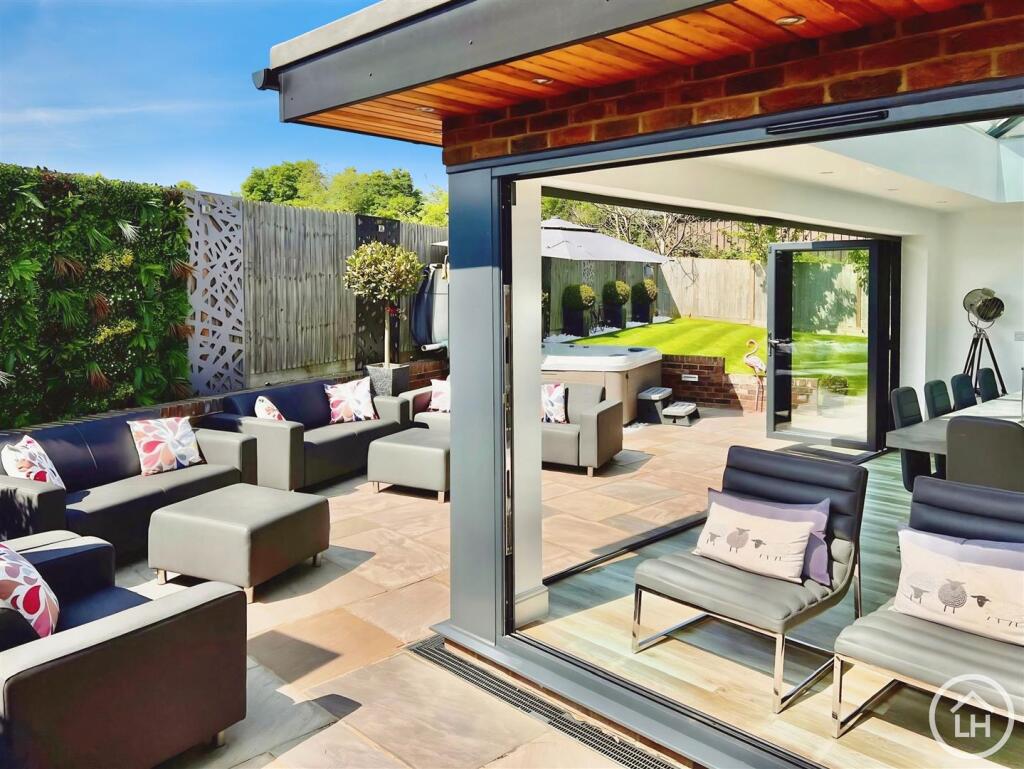 Bi-Folding Doors Open