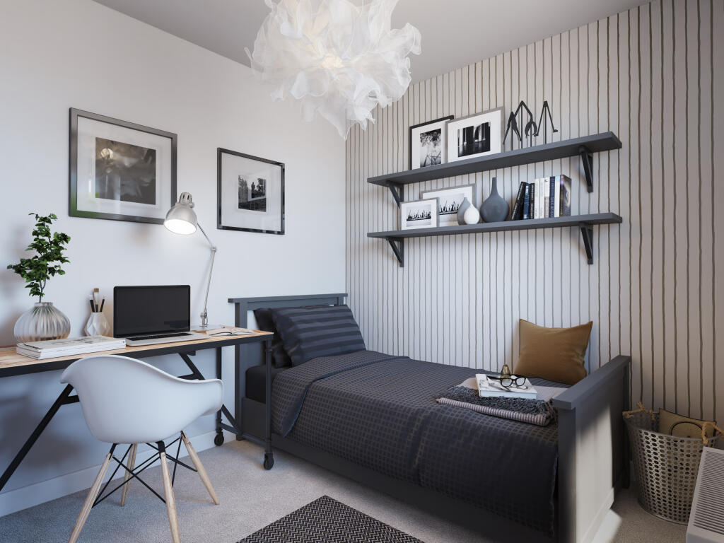 Bedale bedroom 2 CGI