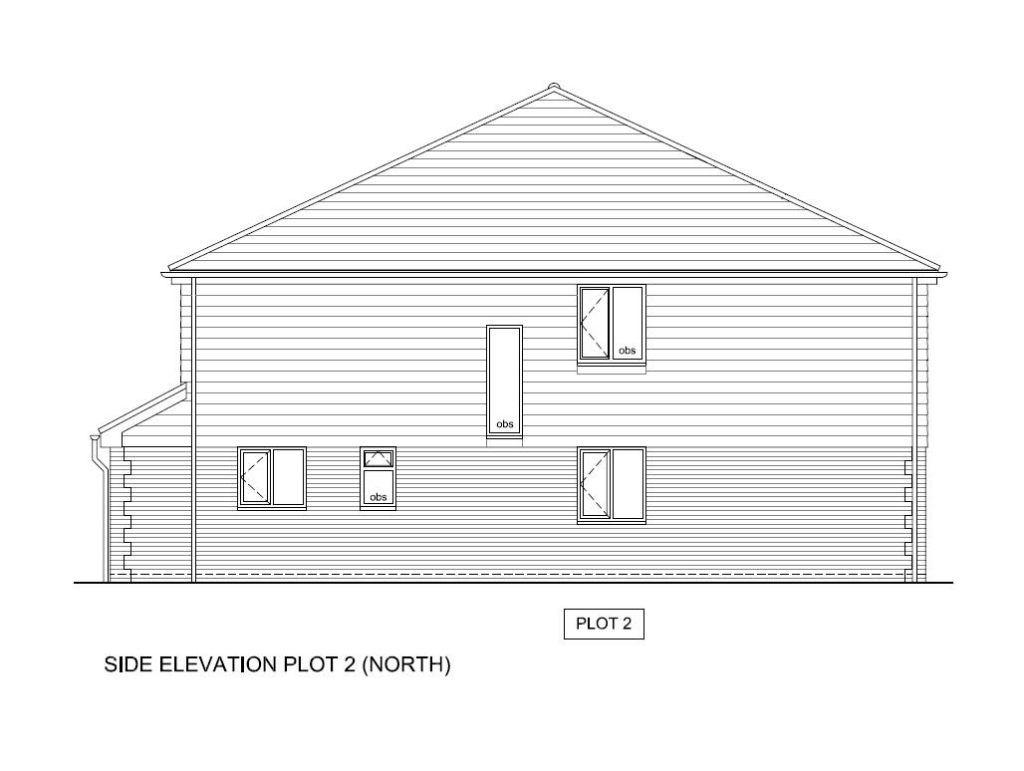 Plot Two - Side Elevation