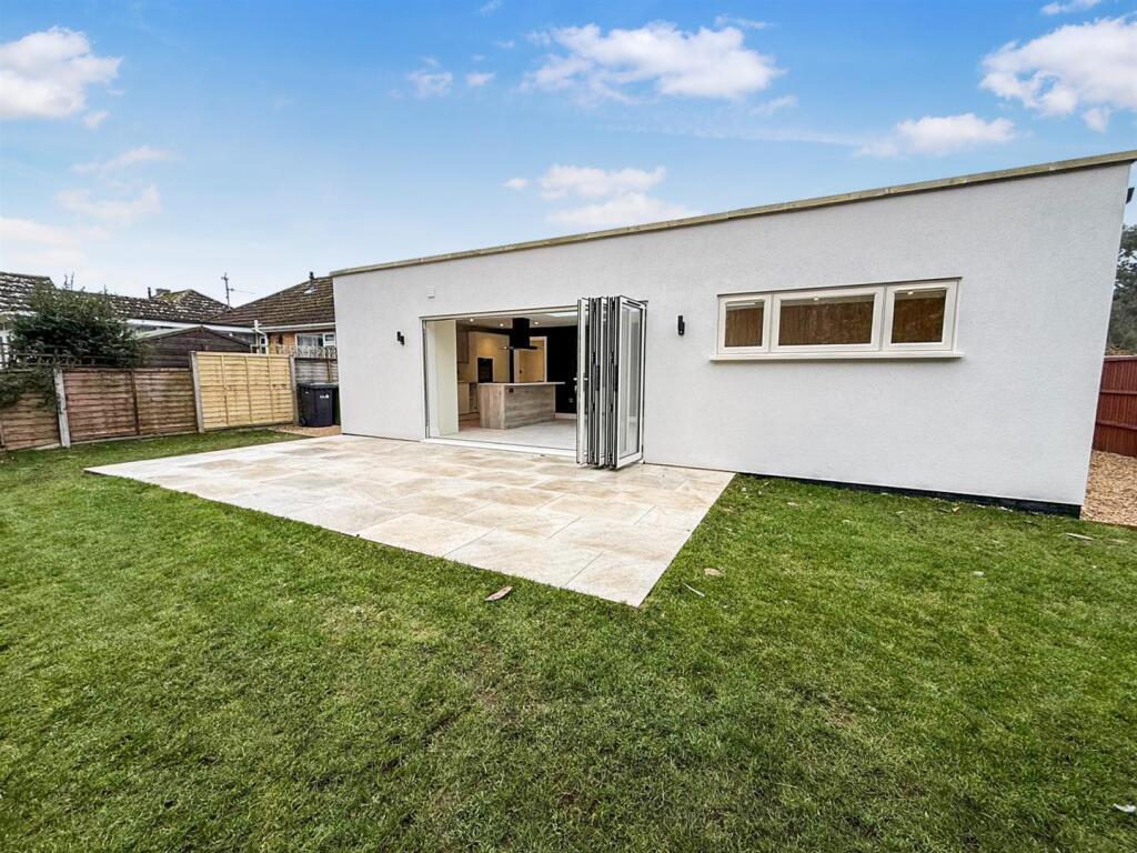 Rear of property