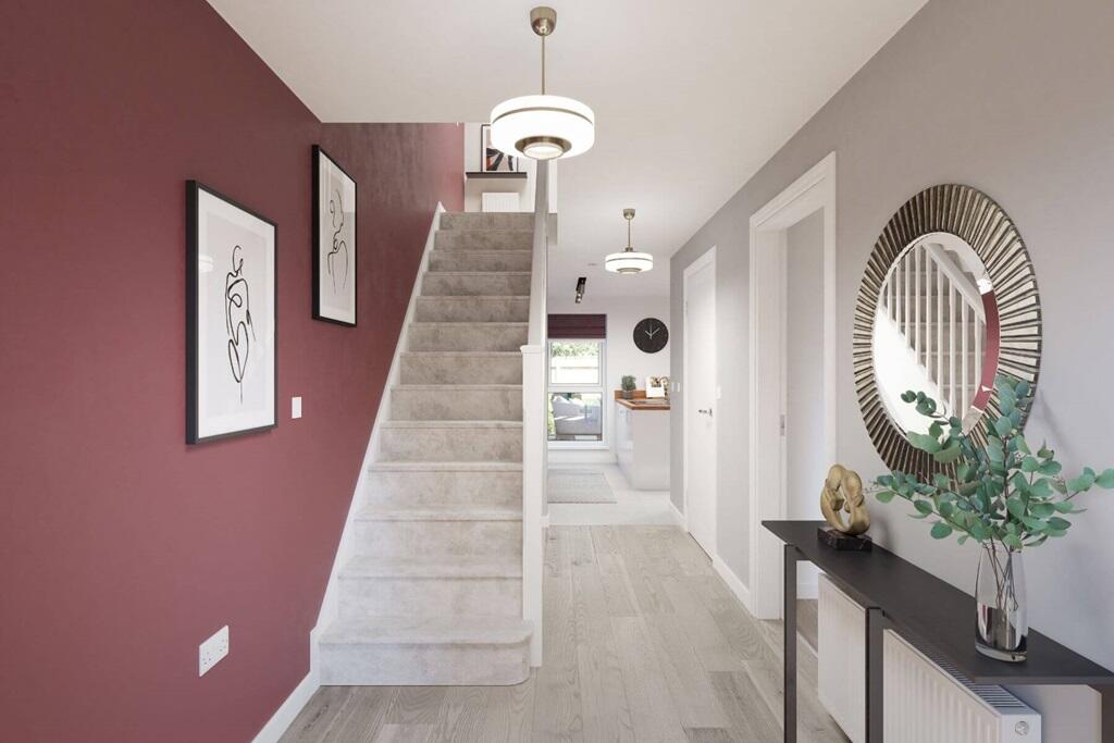 A separate entrance hallway