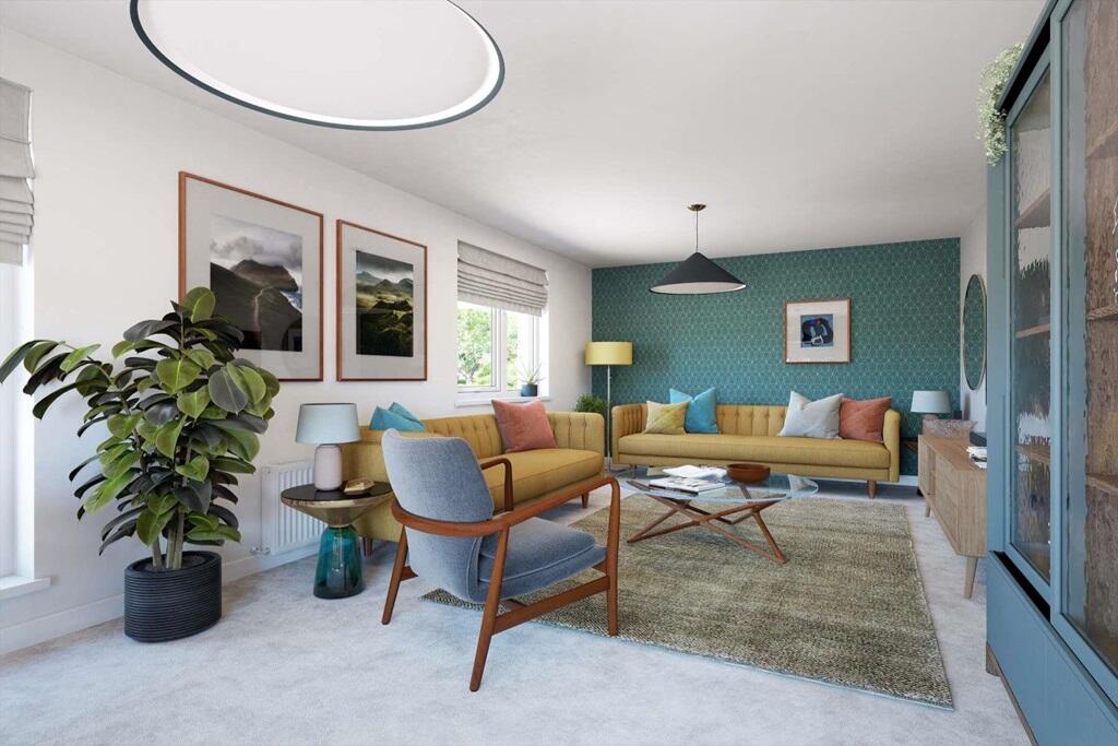 A spacious living space