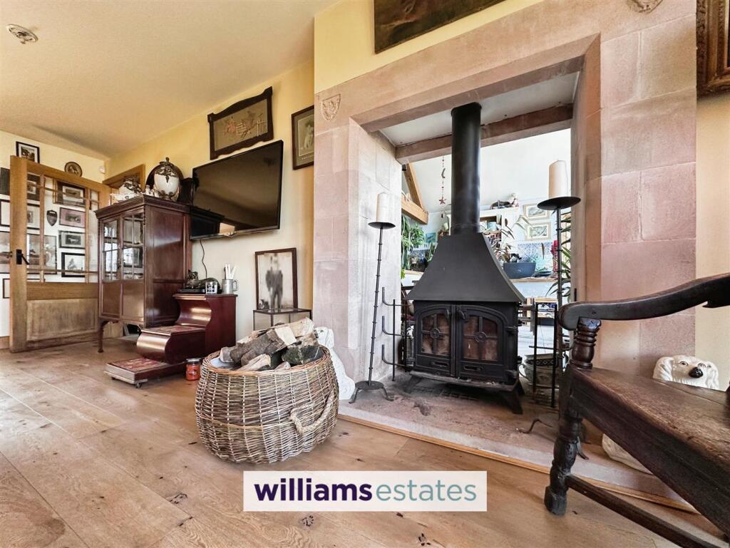 Double sided log burner