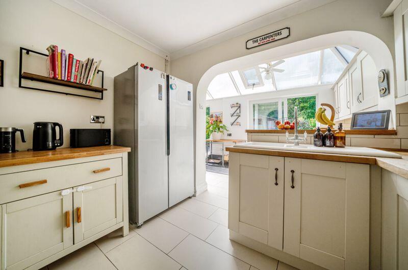 Kitchen and conservatory