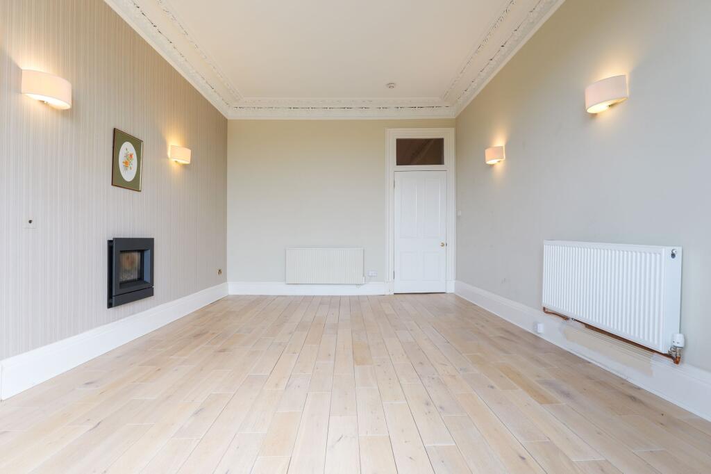 Electric feature fireplace and radiator