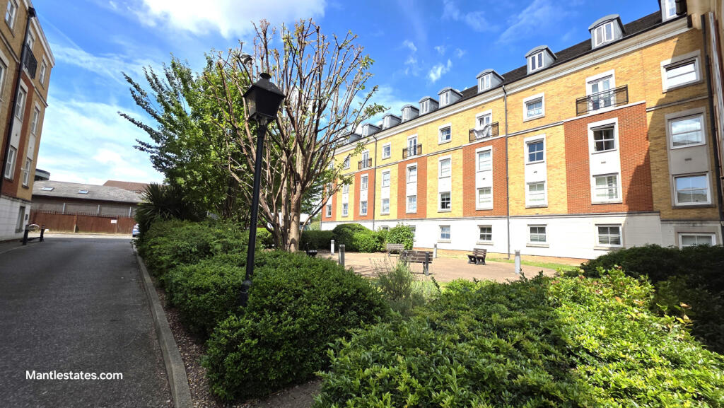 VIEW OF BLOCK &amp; COMMUNAL GARDENS