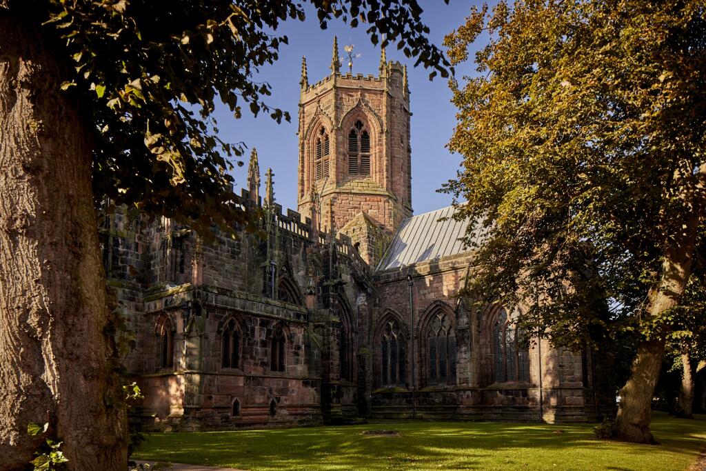 External shot of St Mary's Church Nantwich