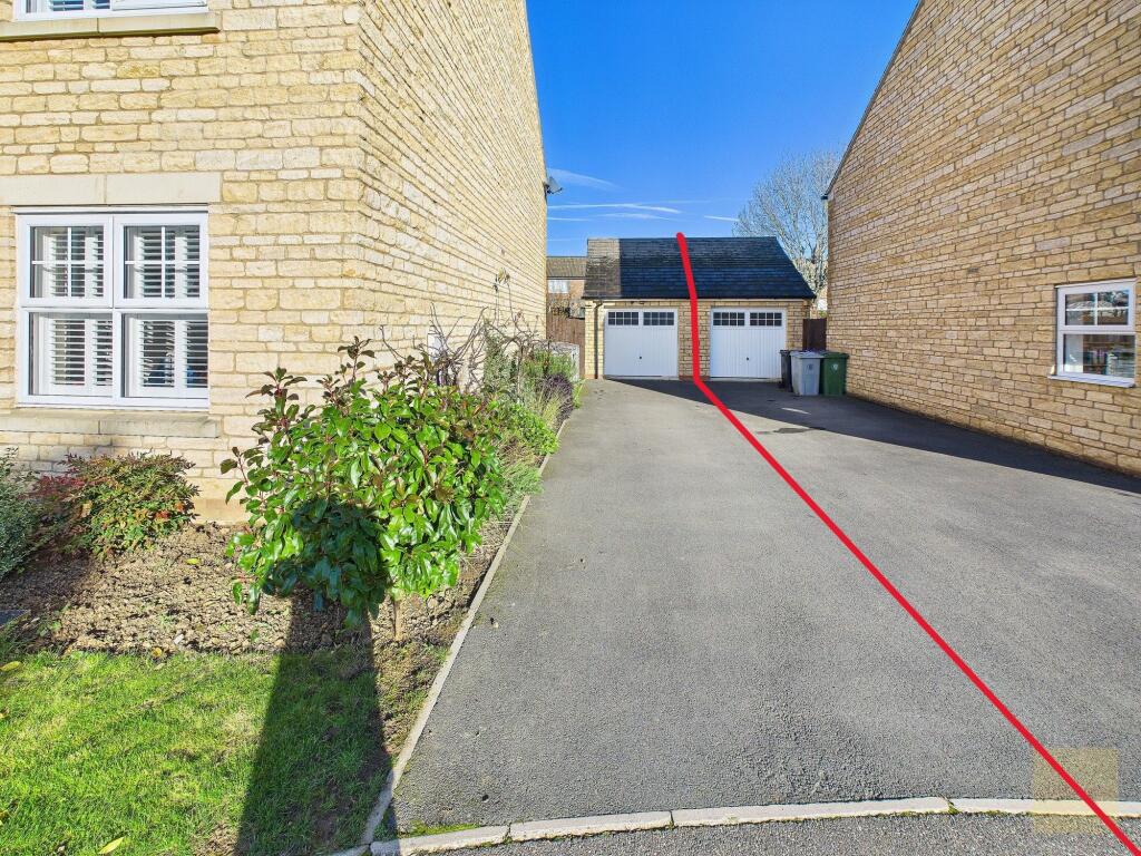 Single Garage and Driveway