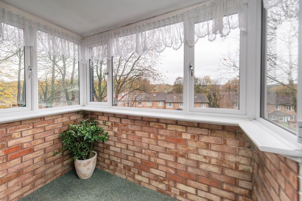 Entrance porch hallway and landing