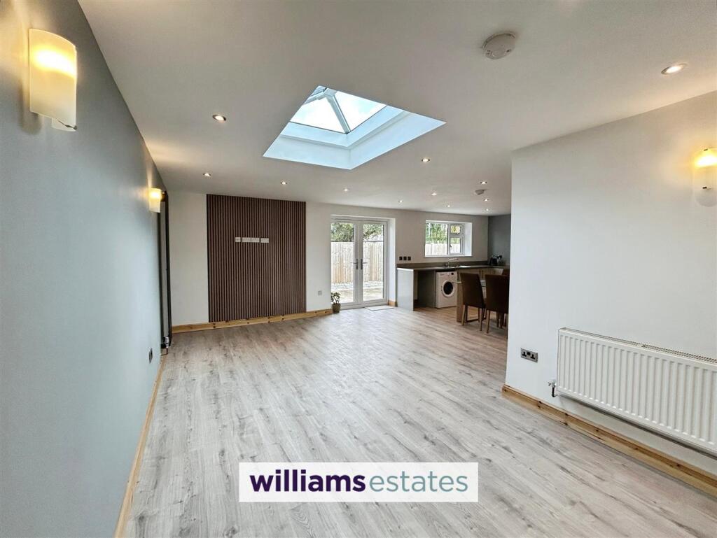 Open plan living space