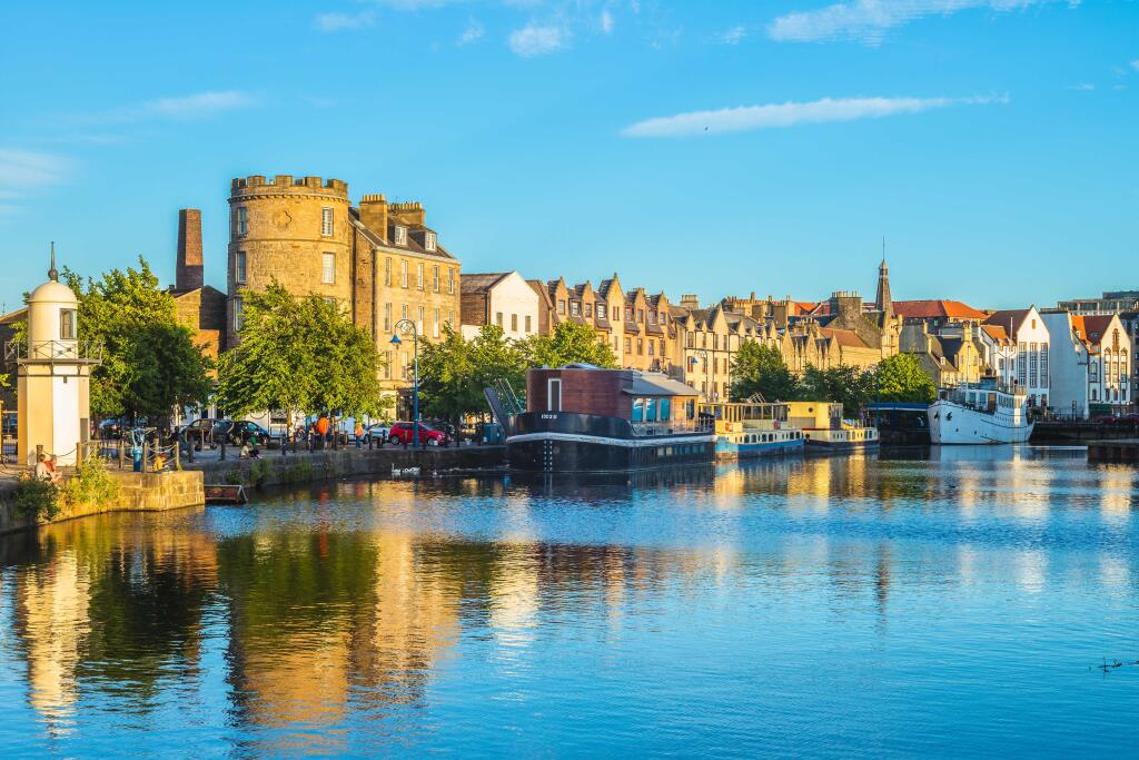Local area of  the Shore in Leith