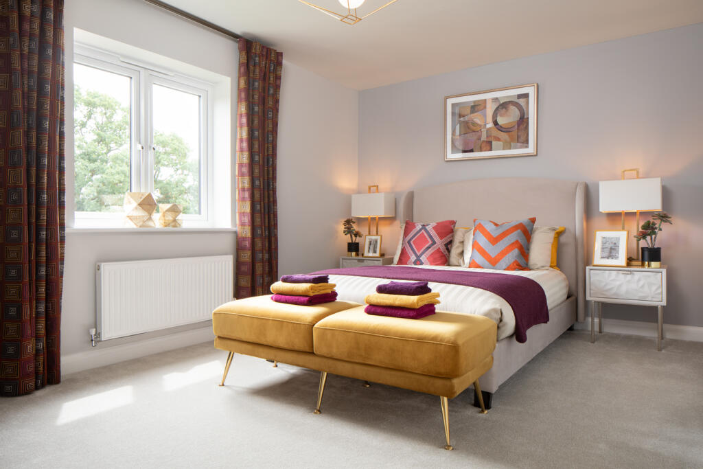Bedroom in the 4 bedroom Grange
