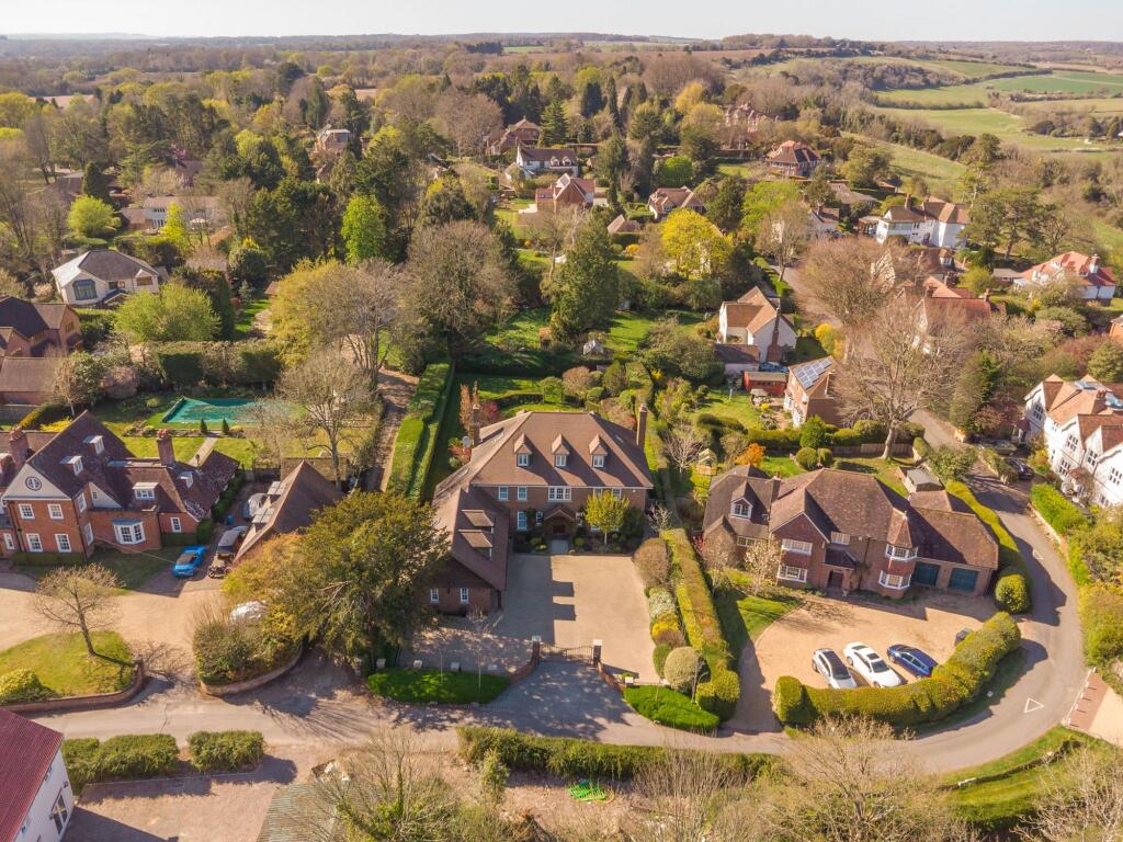 Drone of village