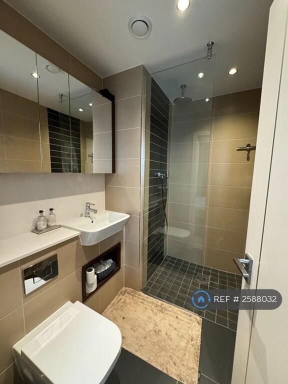 Master Bathroom With a Walk-In Shower