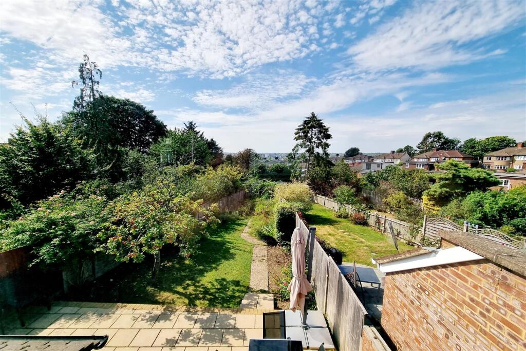 VIEW FROM FIRST FLOOR BEDROOM: