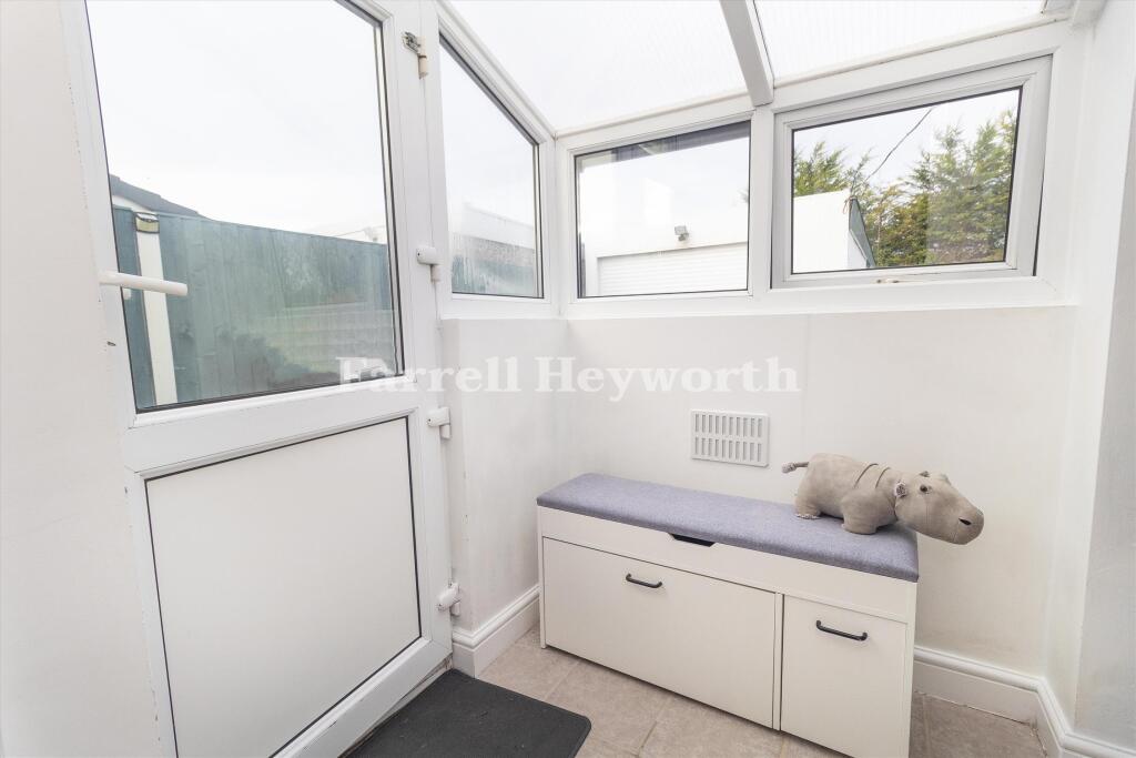 Rear Porch and utili