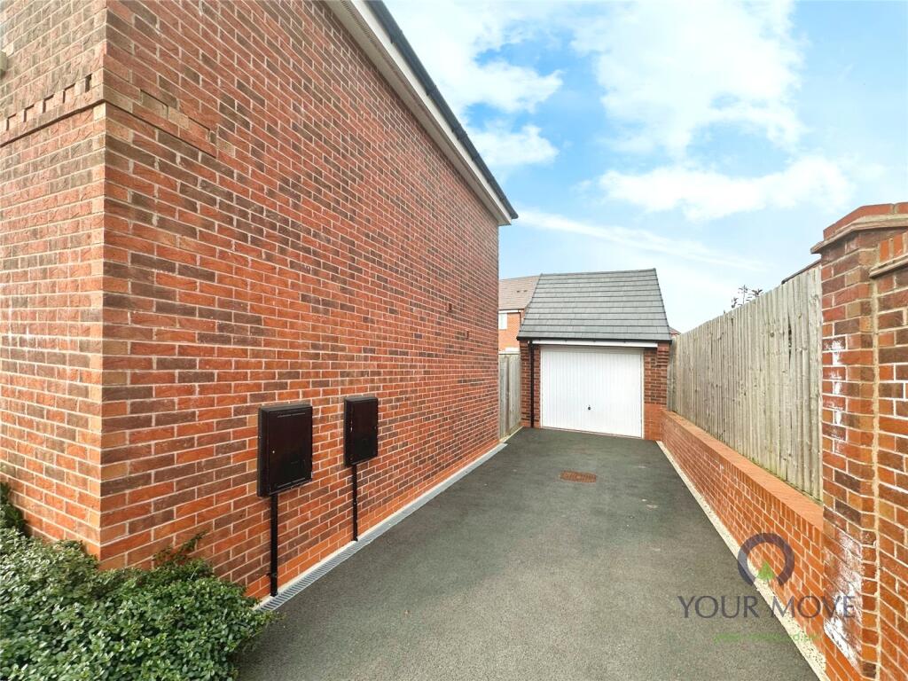 Driveway and Garage