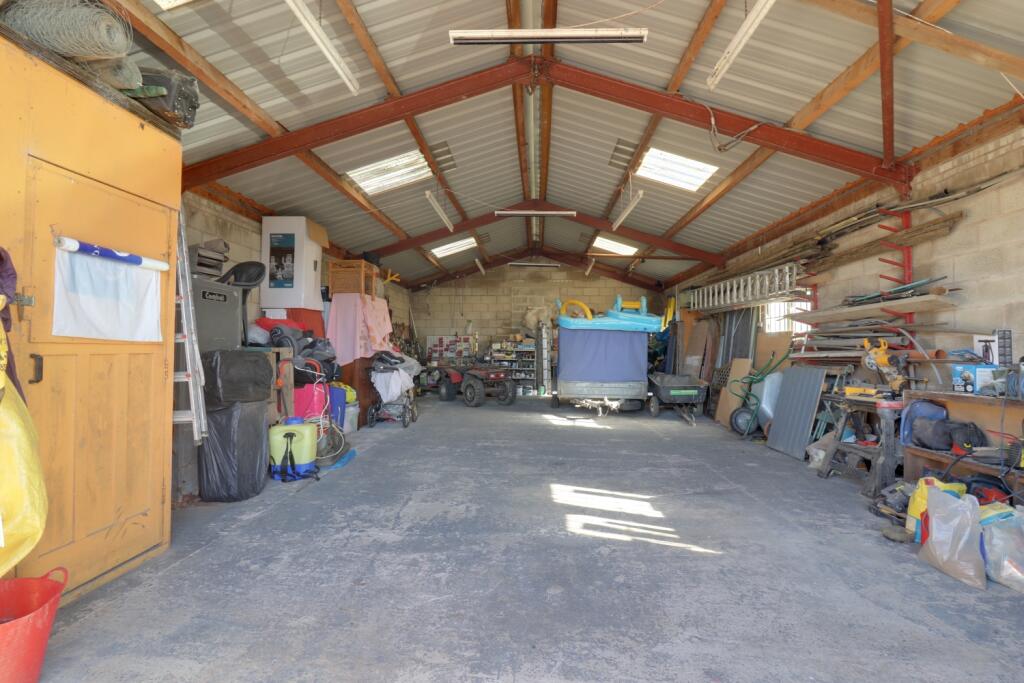 INSIDE BARN