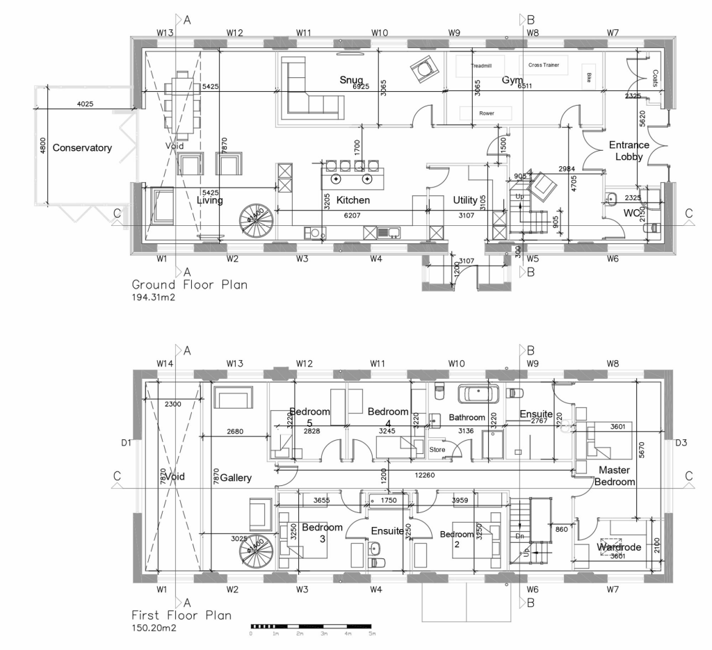 GROUND AND FIRST FLOOR PLANS