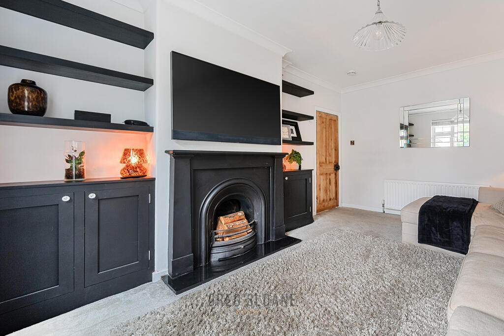 Living Room and Fireplace