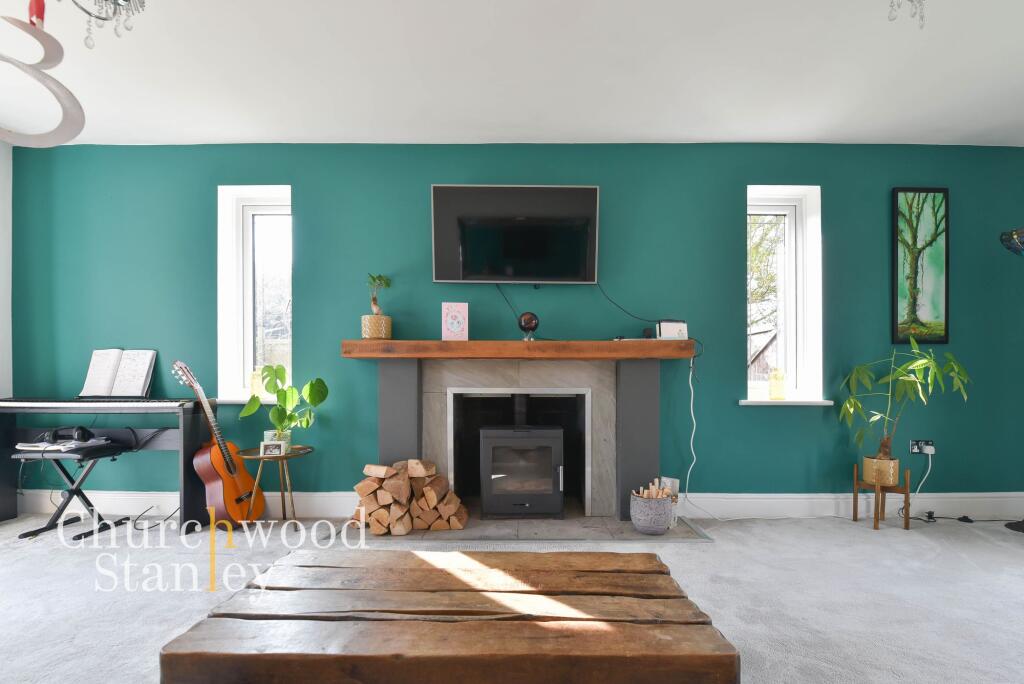 Feature fireplace